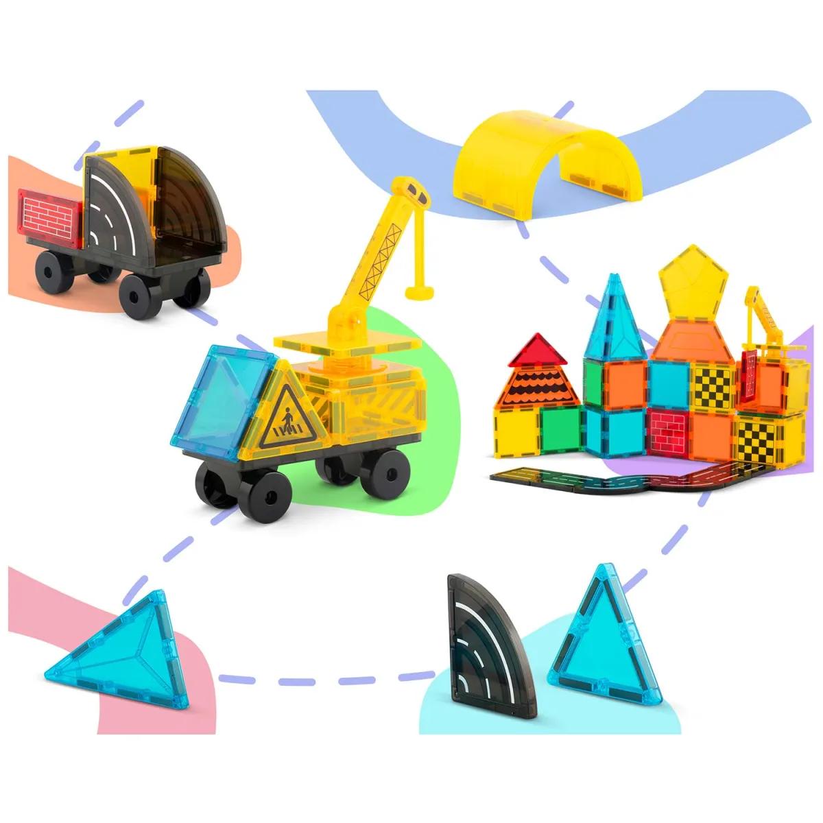 Magnetni gradbeni komplet RK-780, 90 kosov, konstrukcija | Ricokids