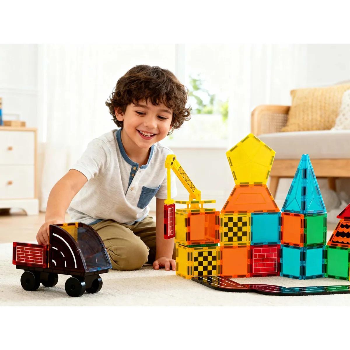 Magnetni gradbeni komplet RK-780, 90 kosov, konstrukcija | Ricokids