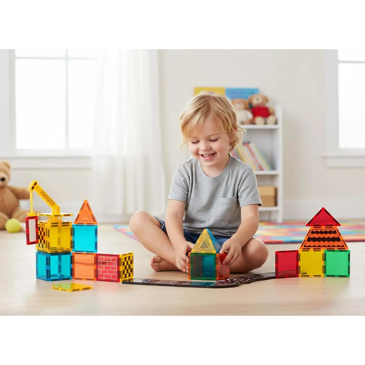 Magnetni izobraževalni gradbeni komplet RK-780, konstrukcija | Ricokids