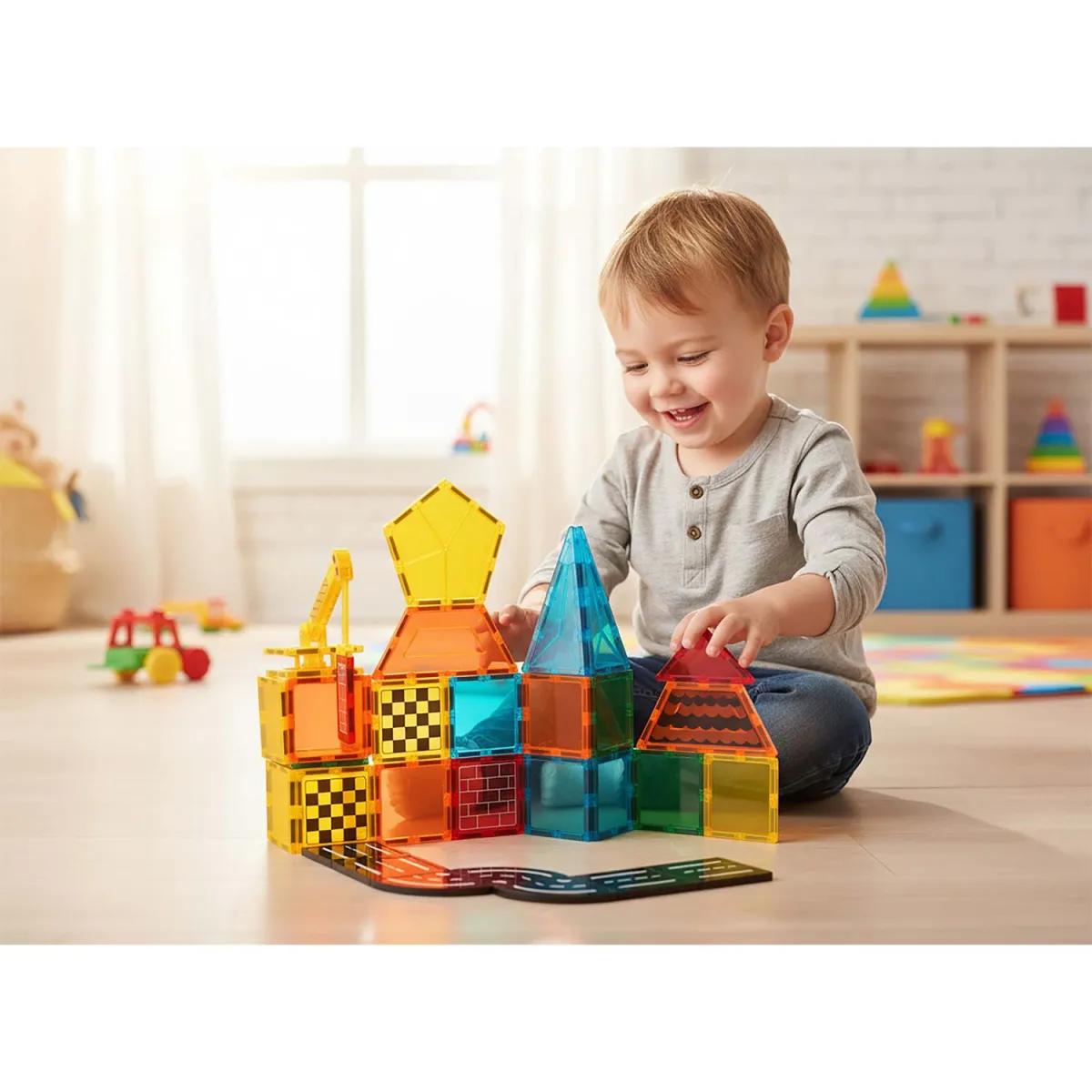 Magnetni izobraževalni gradbeni komplet RK-780, konstrukcija | Ricokids