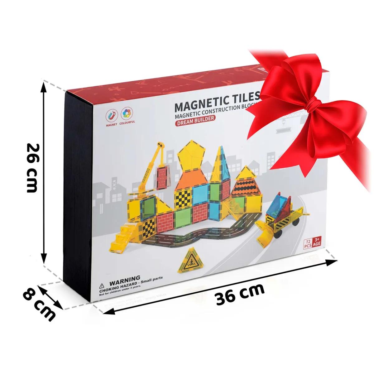 Magnetni izobraževalni gradbeni komplet RK-780, konstrukcija | Ricokids