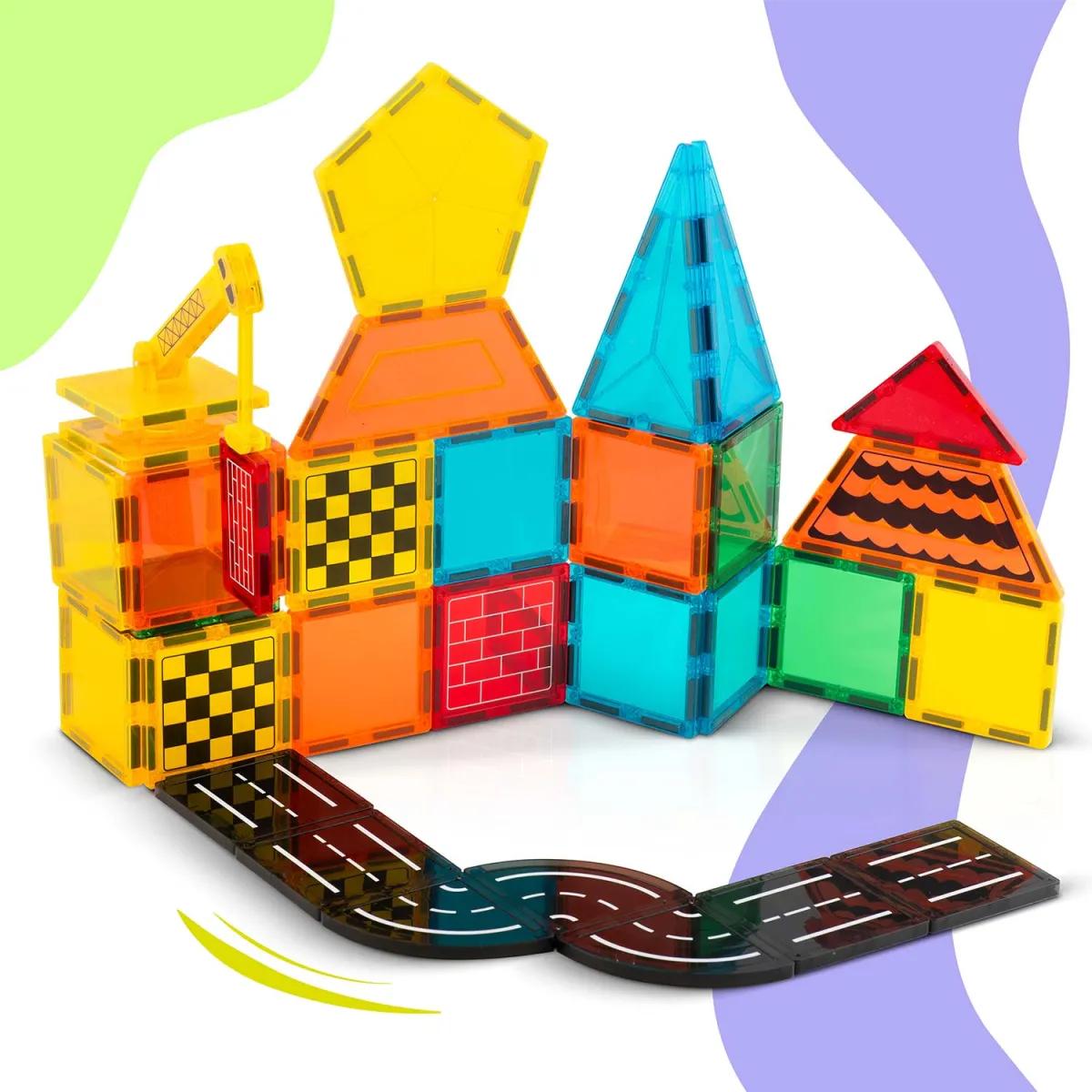 Magnetni izobraževalni gradbeni komplet RK-780, konstrukcija | Ricokids