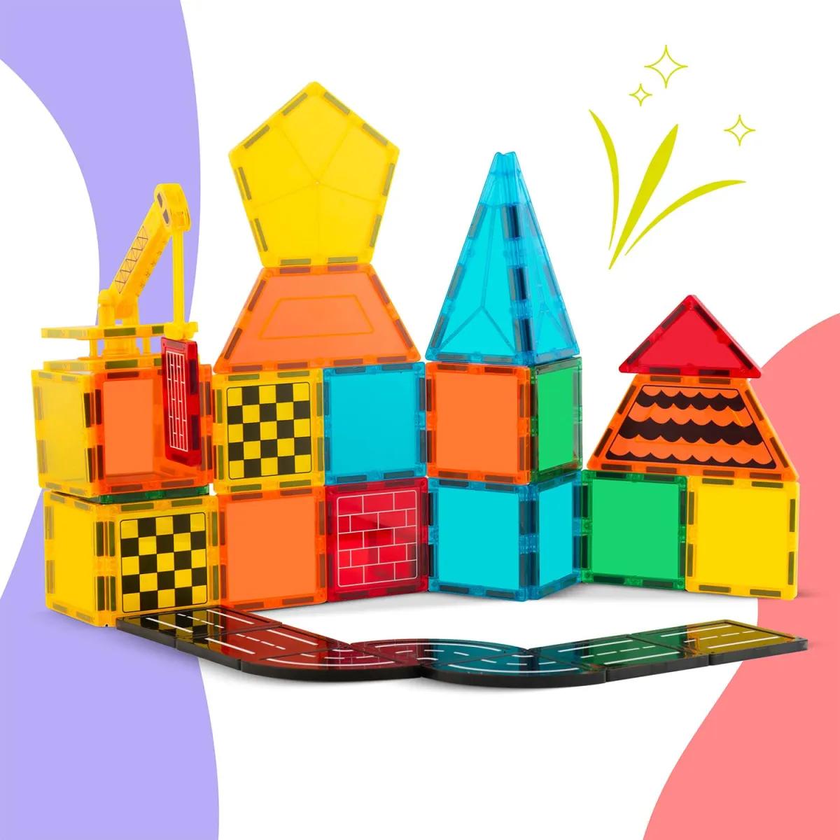 Magnetni izobraževalni gradbeni komplet RK-780, konstrukcija | Ricokids