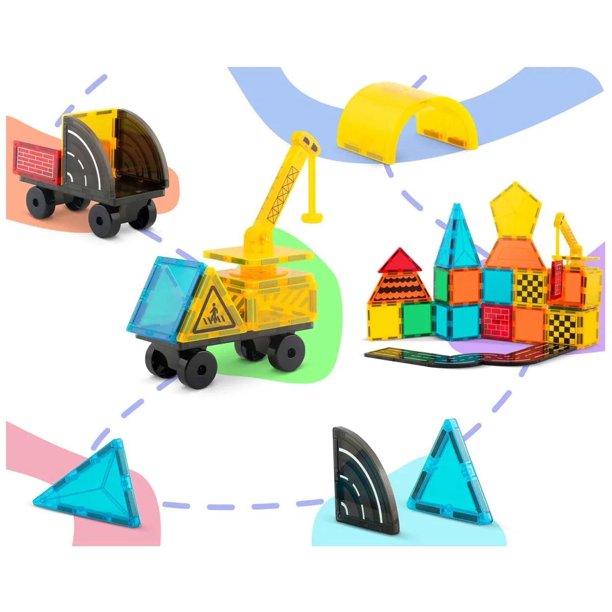 Magnetni izobraževalni gradbeni komplet RK-780, konstrukcija | Ricokids