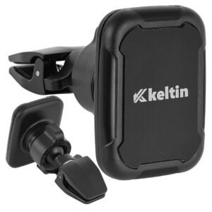 Magnetno držalo za telefon, črno | Keltin