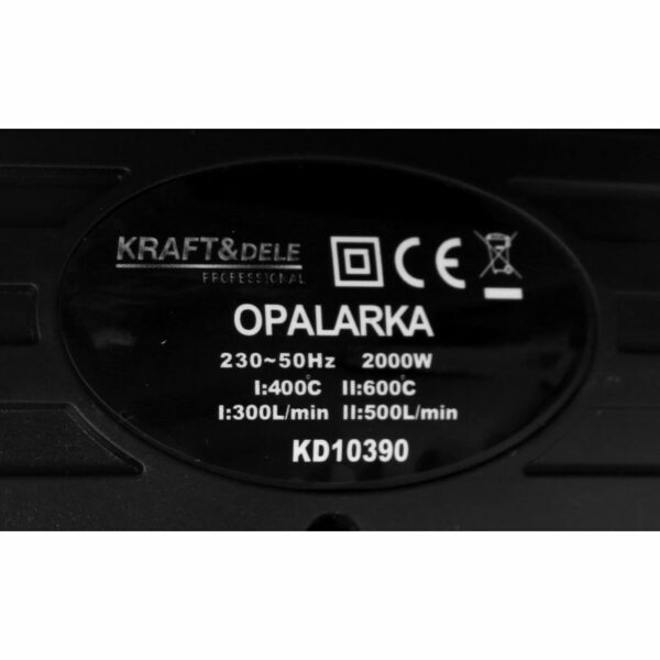 Električna toplotna pištola, 2000 W | KD10390 - Image 12