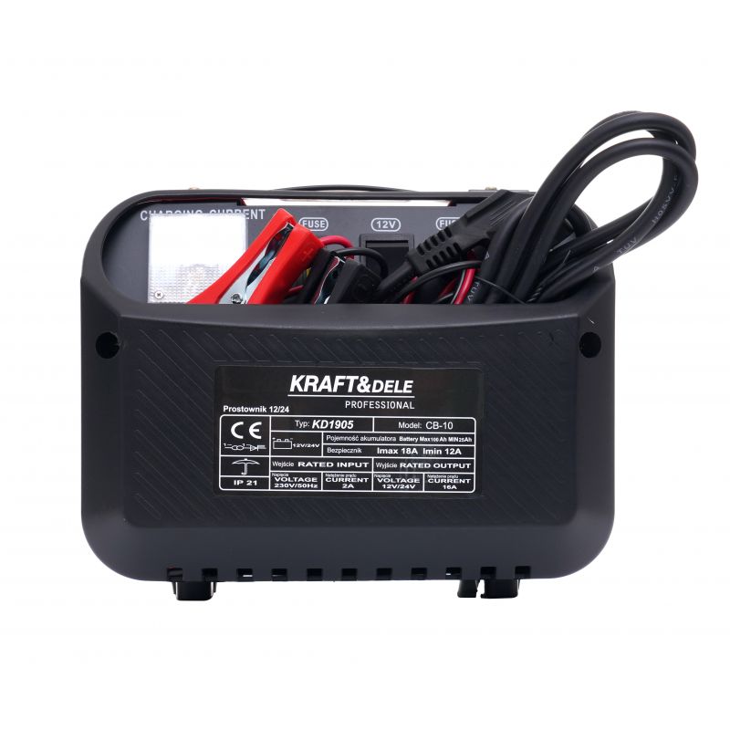 Polnilnik za avtomobilske akumulatorje, 12V, 24V, 10A, 60Ah | KD1905