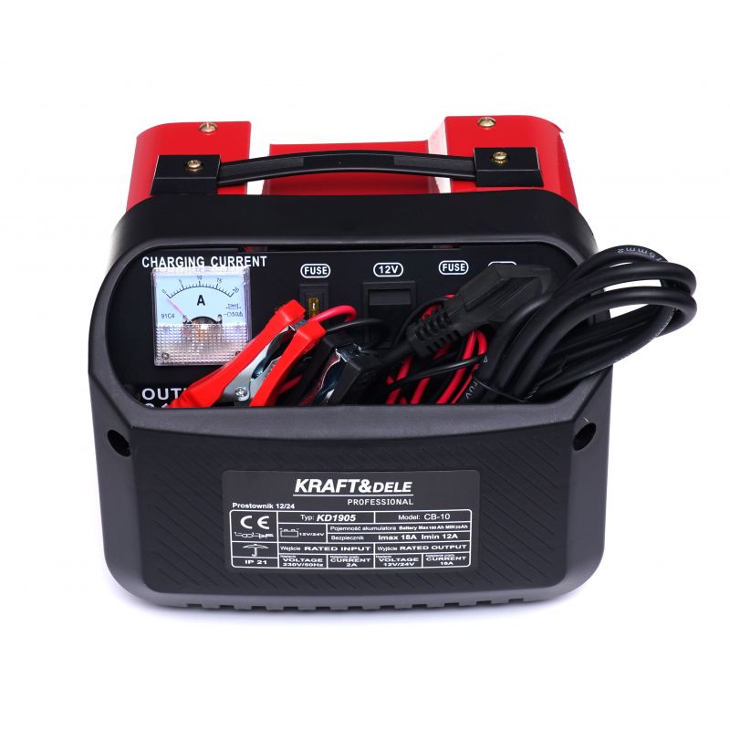 Polnilnik za avtomobilske akumulatorje, 12V, 24V, 10A, 60Ah | KD1905