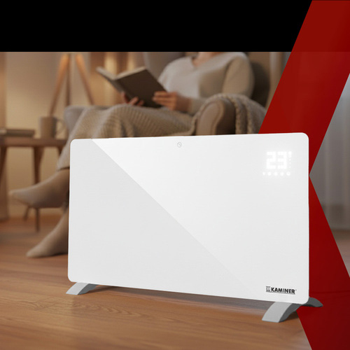 Električni grelec Zelva Kaminer, 2500W, bel | Kaminer
