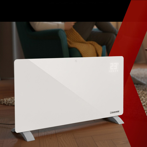 Električni grelec Zelva Kaminer, 2500W, bel | Kaminer