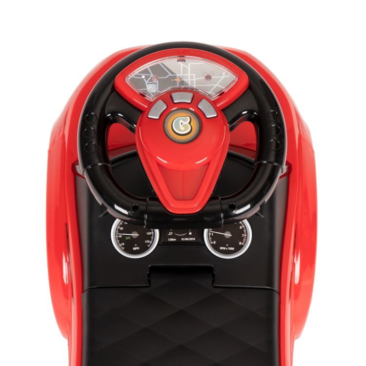 Otroški poganjalec - avto | rdeč