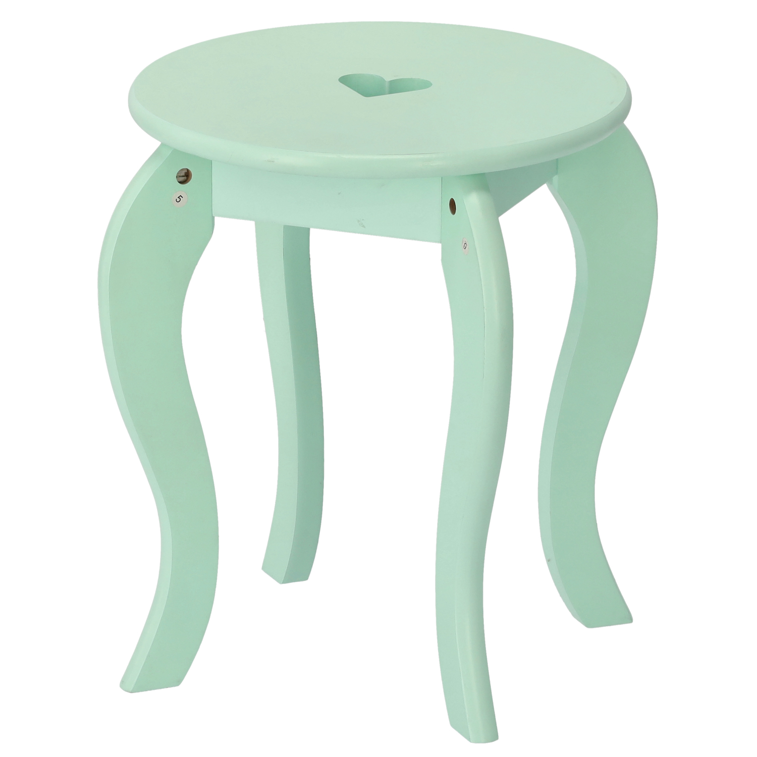 Otroška toaletna mizica z ogledalom | zelena