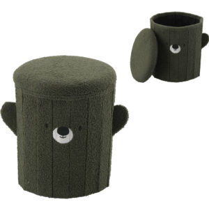 Otroški stolček s prostorom za shranjevanje, 28x28x34cm | zelen