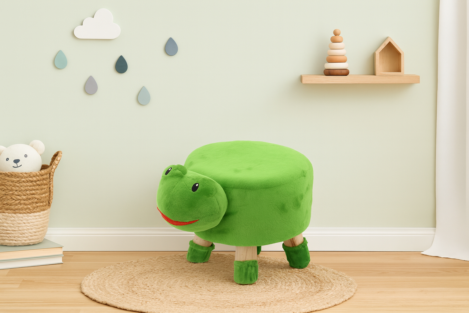 Otroški stolček, 28x25cm | žaba