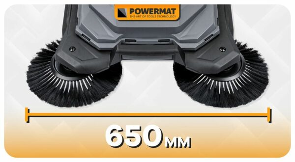 Ročni pometalnik, 20 l | PM-ZR-650M