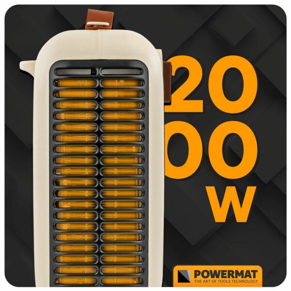 Električni grelec, 2000 W | PM-TWE-2000D