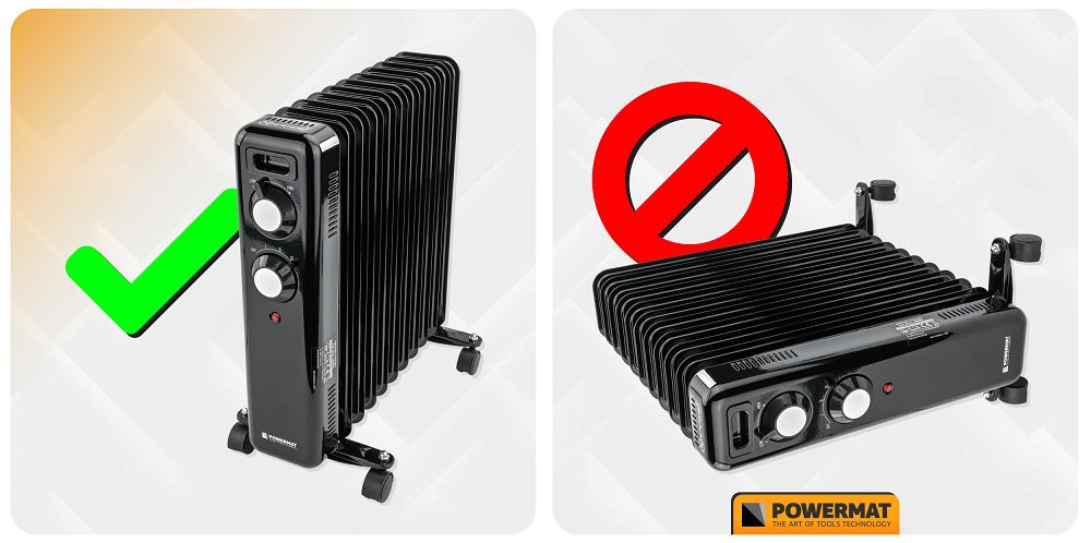 Oljni radiator, 2500 W | PM-GOL-3000D