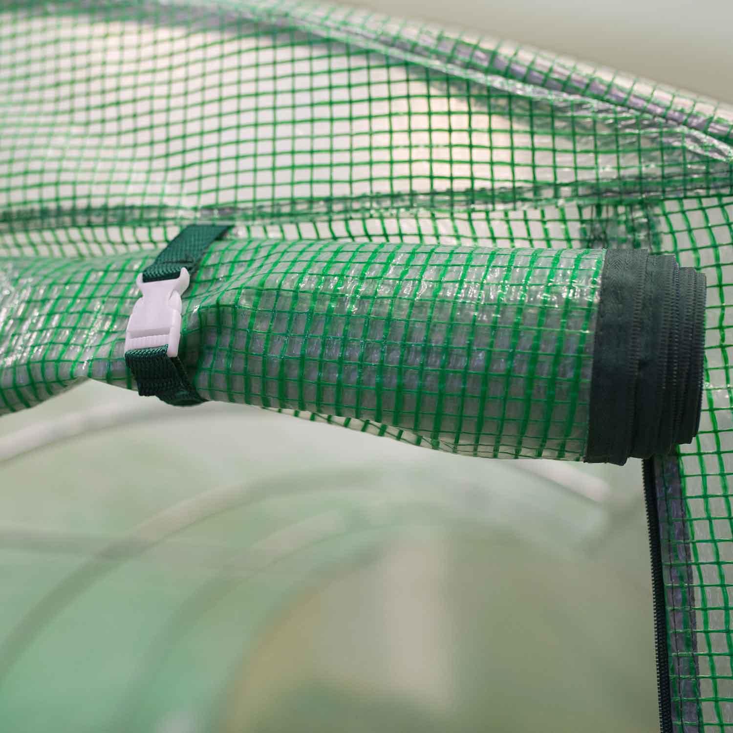 Vrtni rastlinjak 2×4,5m, zelen | 9m2