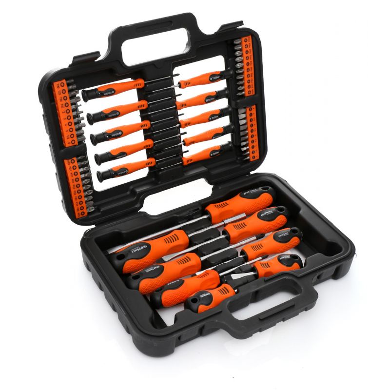 Komplet izvijačev in nastavkov, 58 kosov | KD10903