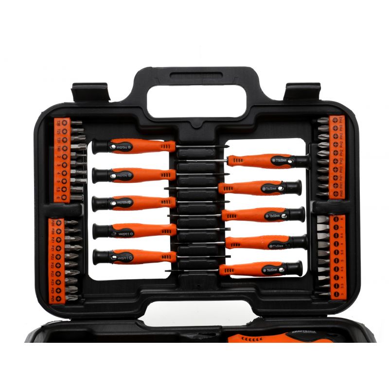 Komplet izvijačev in nastavkov, 58 kosov | KD10903