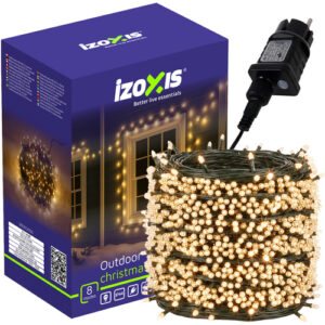 Božične lučke, 35 m, 500 LED, toplo bela | Izoxis