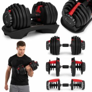 Nastavljive uteži s stojalom, 2,5–24 kg | ModernHome