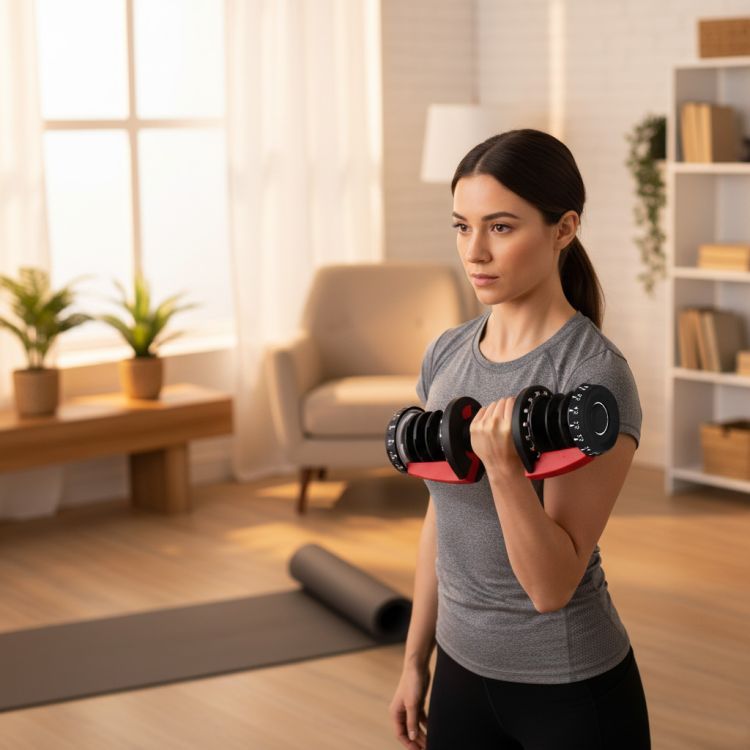 Nastavljive uteži s stojalom, 2,5–24 kg | ModernHome