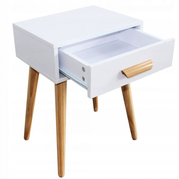 Komplet 2 nočnih omaric, bela | ModernHome