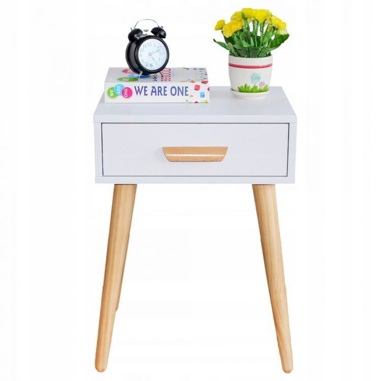 Komplet 2 nočnih omaric, bela | ModernHome