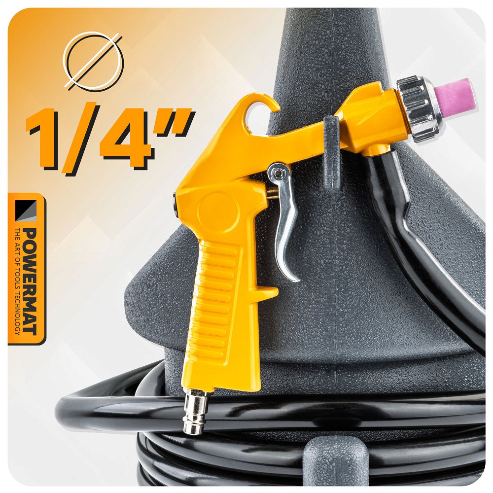 Pnevmatski peskalnik, sifon, 10L | PM-PIA-10T