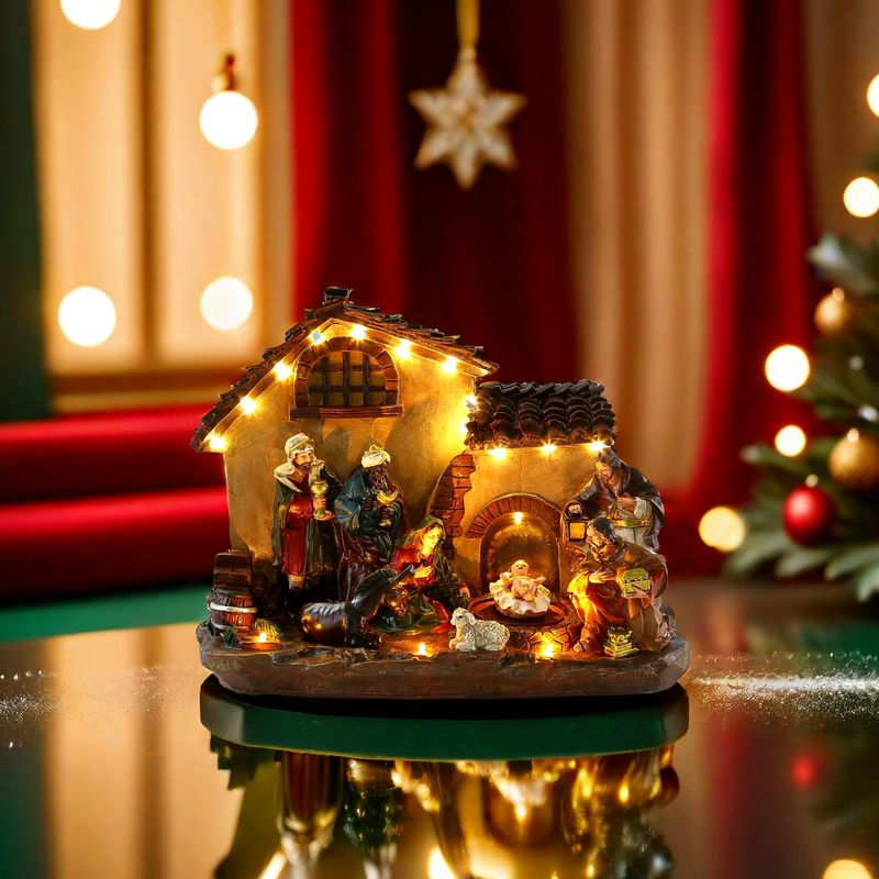 Božične jaslice pod drevescem, LED | MagicHome