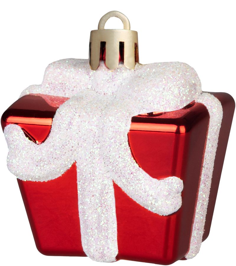 Božični okraski, 47 kosov, rdeče-beli | MagicHome