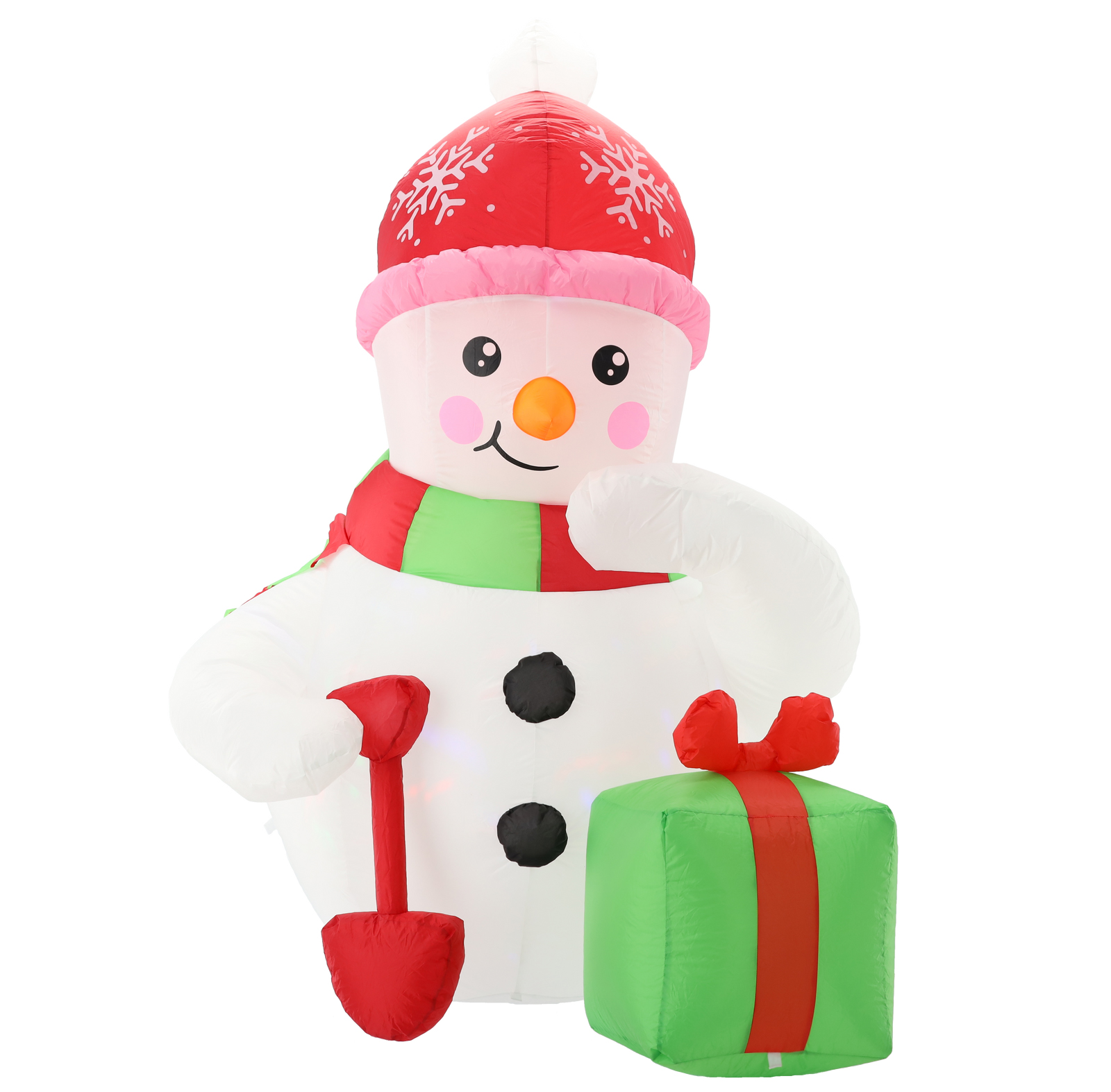 Napihljiv snežak, LED | 180 cm