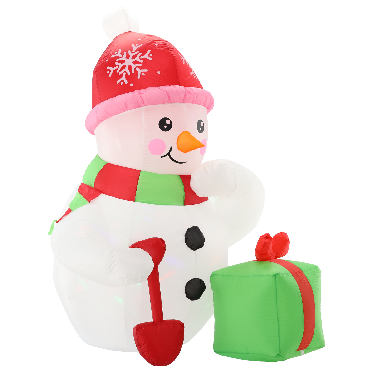 Napihljiv snežak, LED | 180 cm