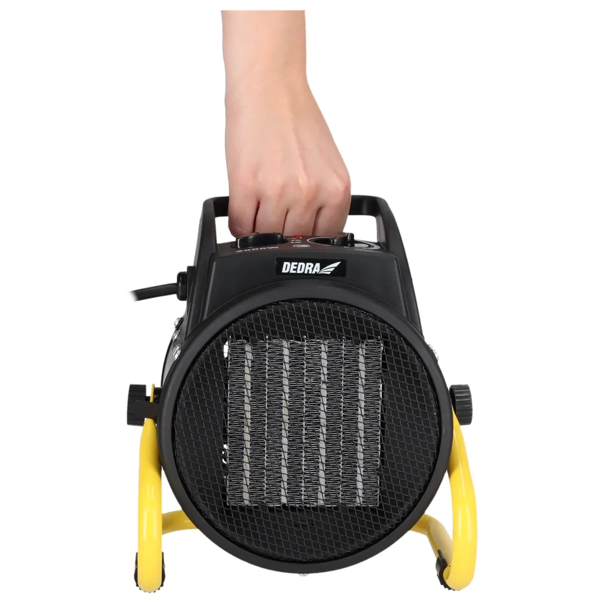 Električni grelec PTC, 2kW, okrogel | DEDRA