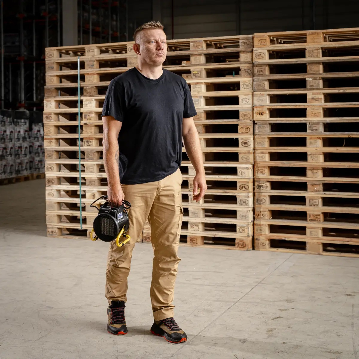 Električni grelec PTC, 2kW, okrogel | DEDRA