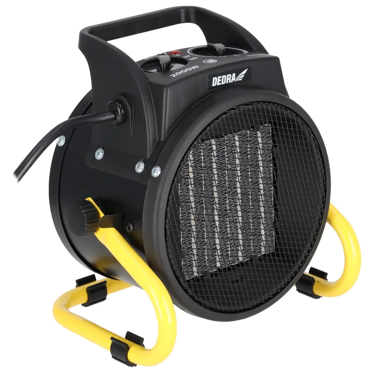 Električni grelec PTC, 2kW, okrogel | DEDRA