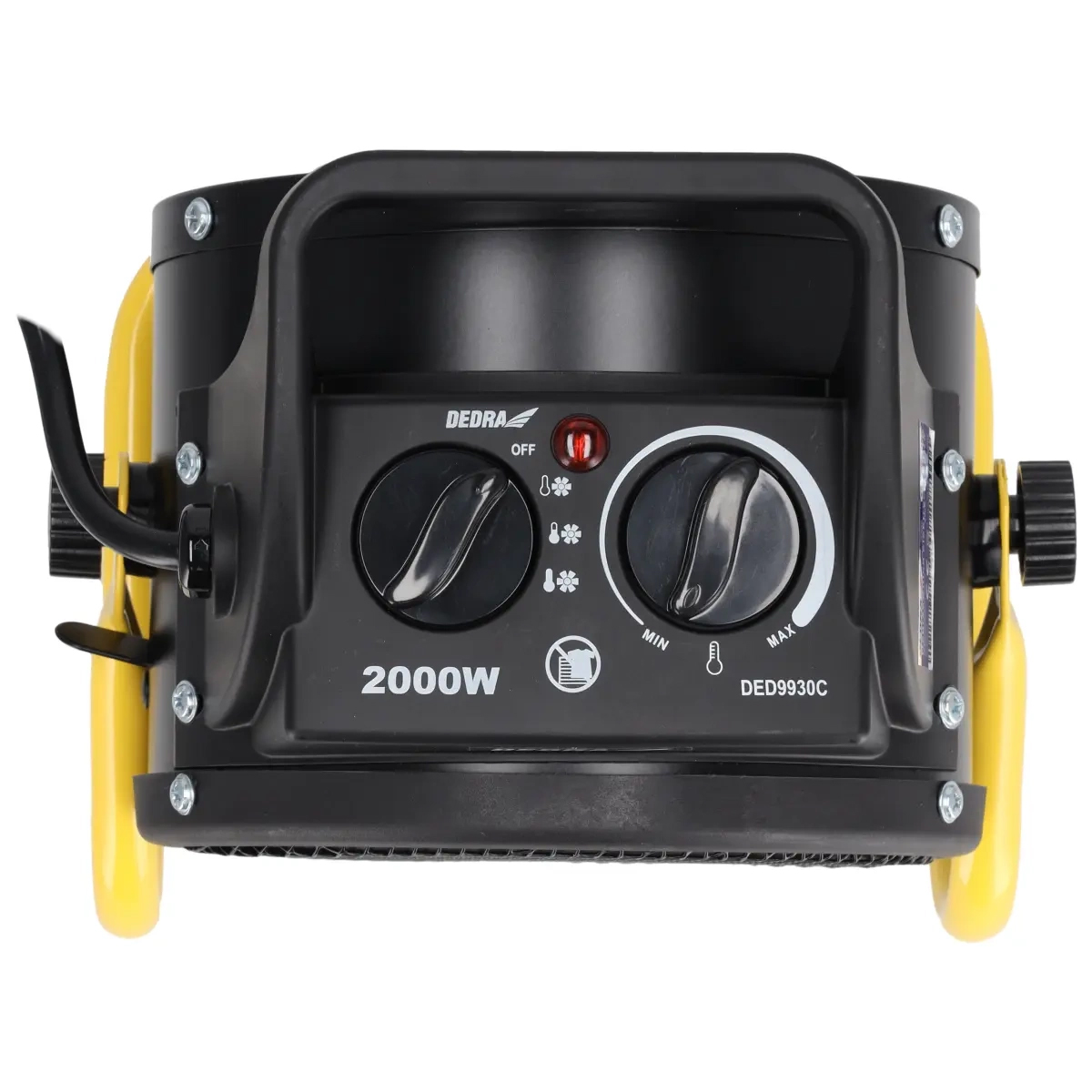 Električni grelec PTC, 2kW, okrogel | DEDRA