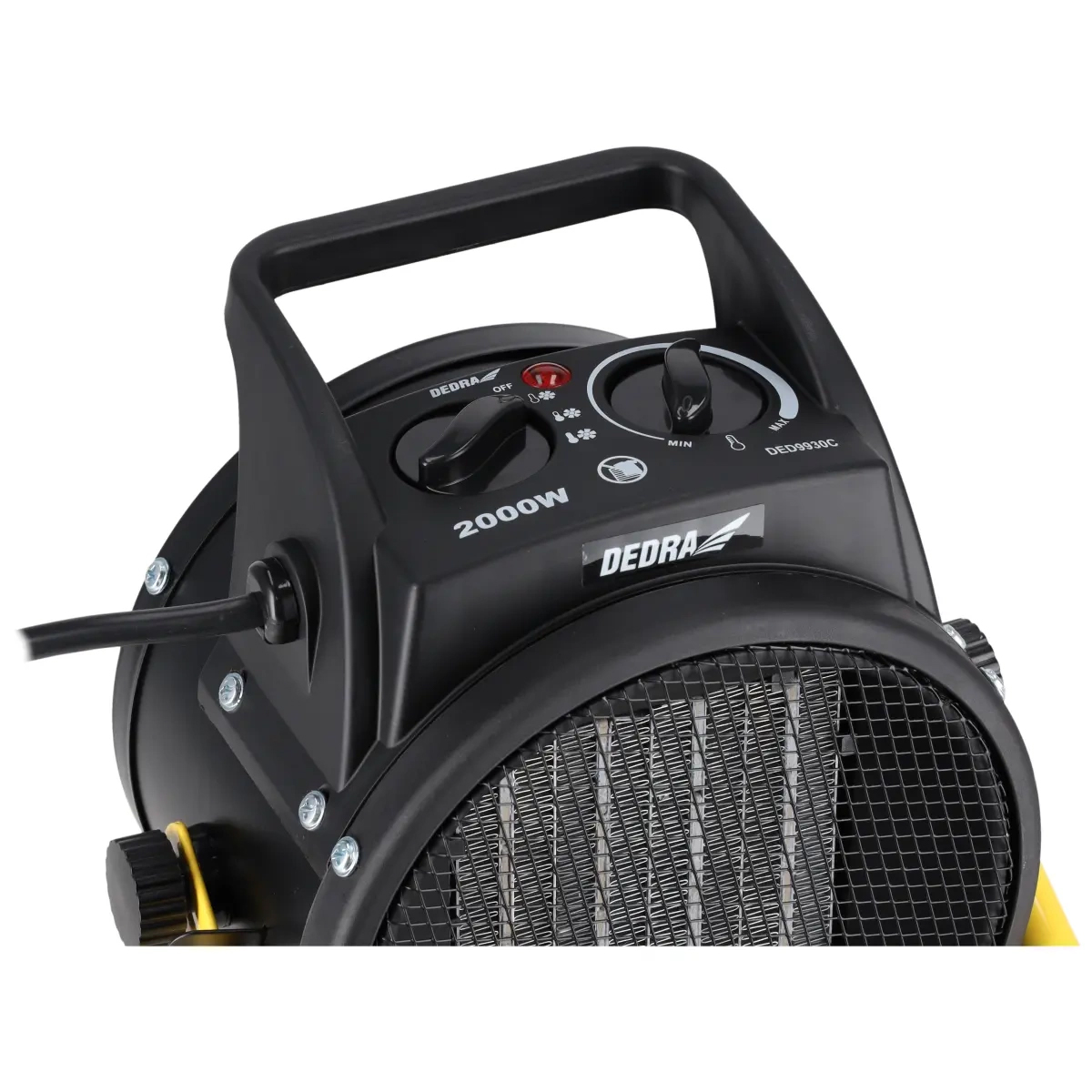 Električni grelec PTC, 2kW, okrogel | DEDRA