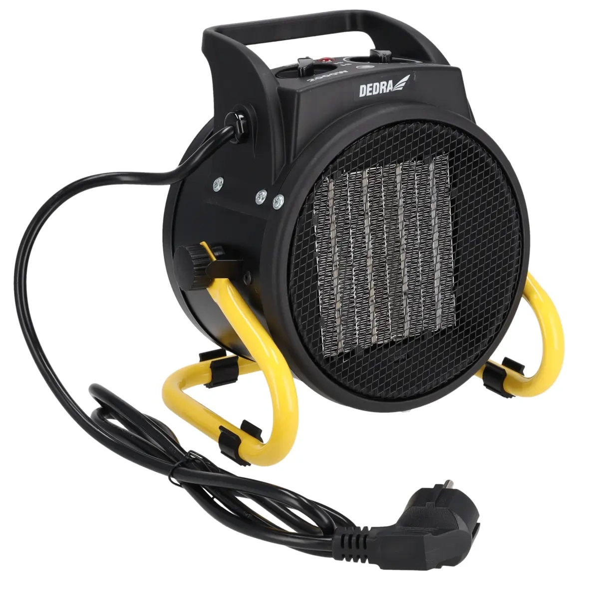 Električni grelec PTC, 2kW, okrogel | DEDRA