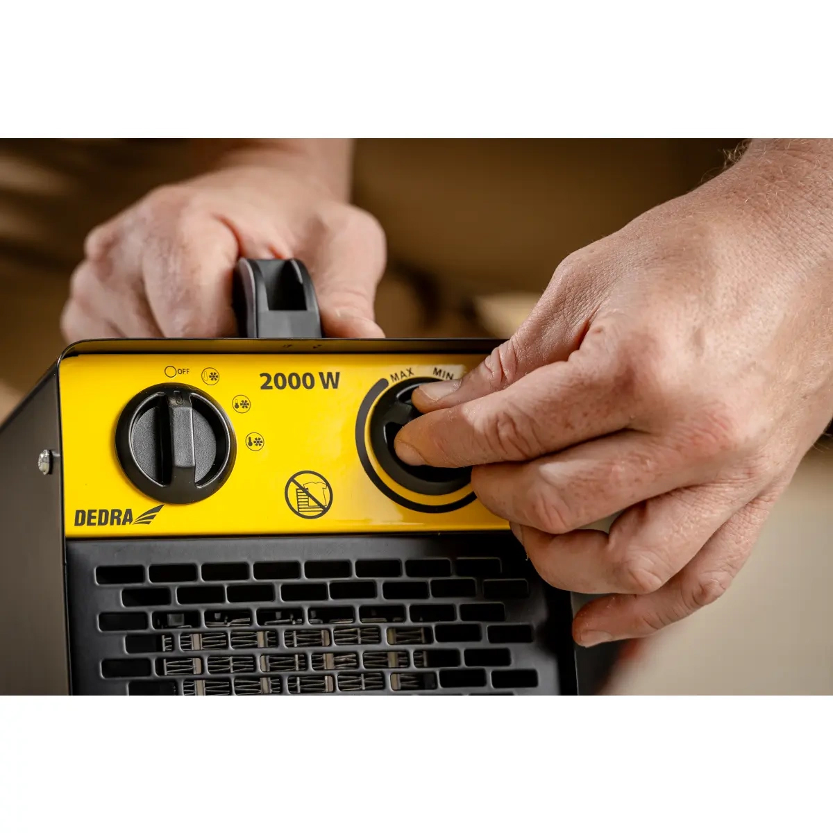 Električni grelec PTC, 2kW | DEDRA