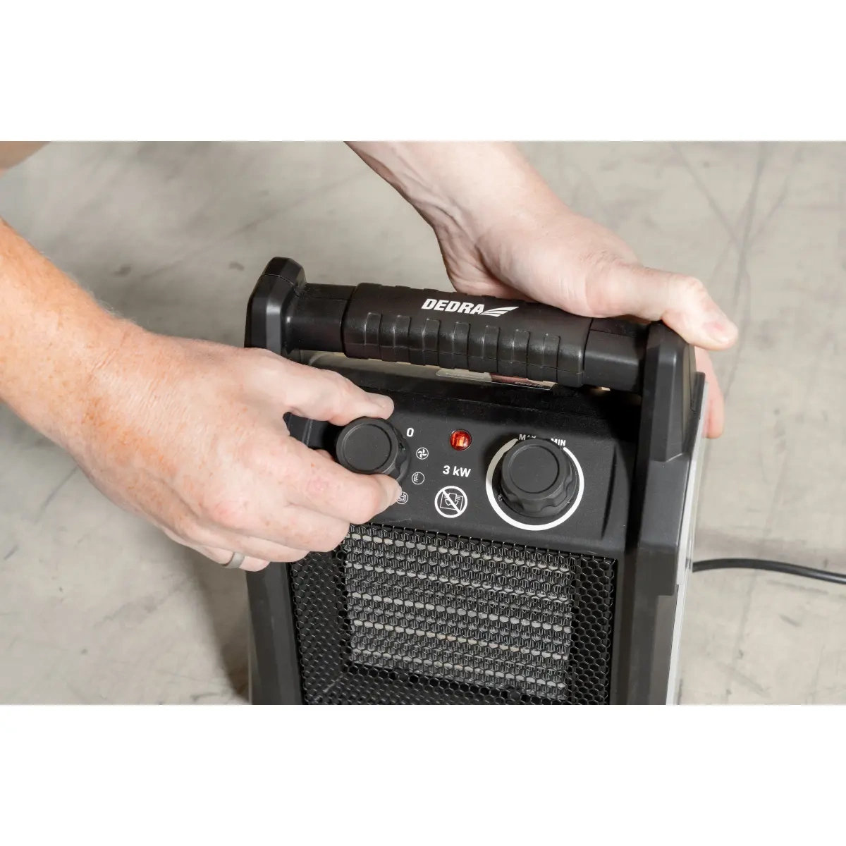 Električni grelec PTC, 3,0 kW | DEDRA