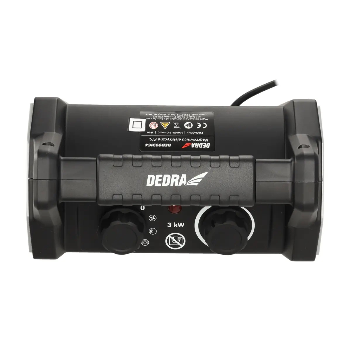 Električni grelec PTC, 3,0 kW | DEDRA