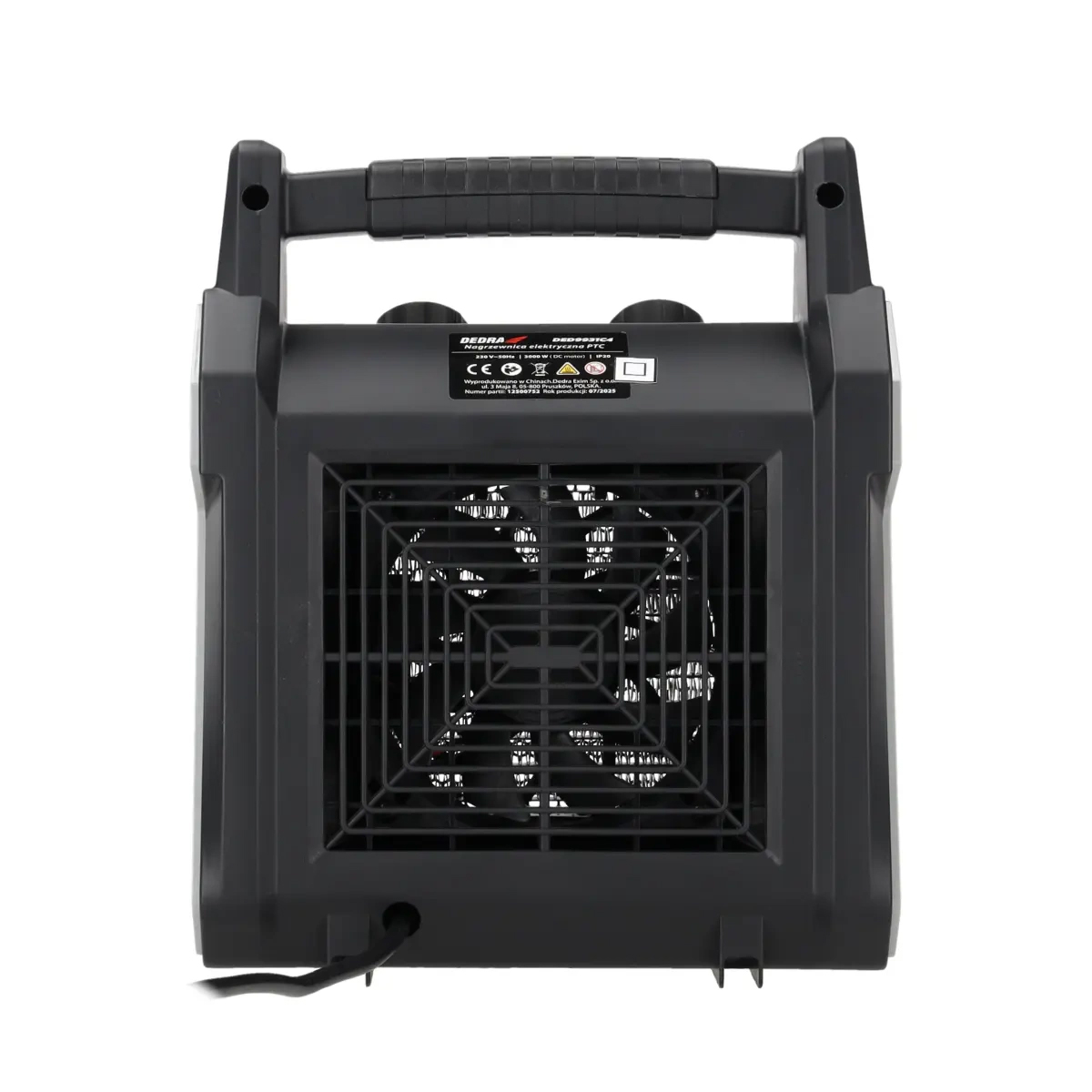 Električni grelec PTC, 3,0 kW | DEDRA