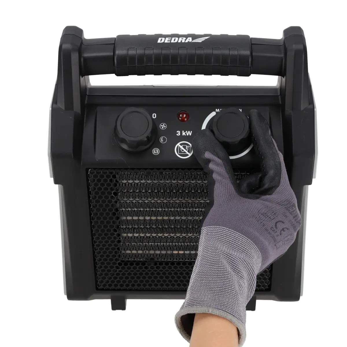 Električni grelec PTC, 3,0 kW | DEDRA