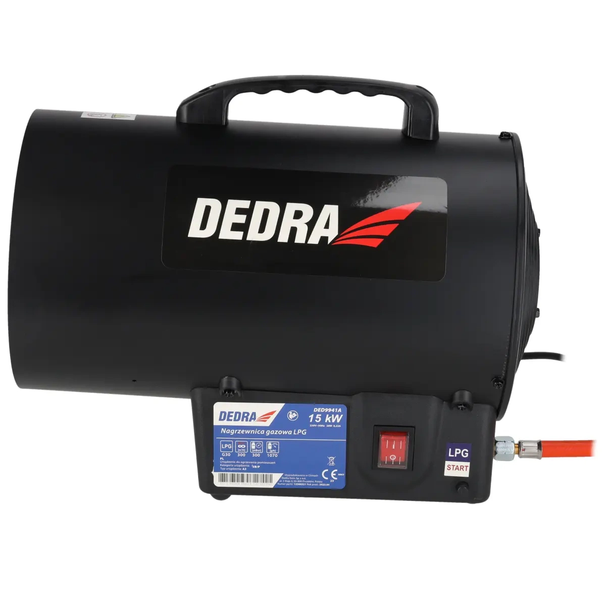 Plinski grelec, 17 kW | DEDRA