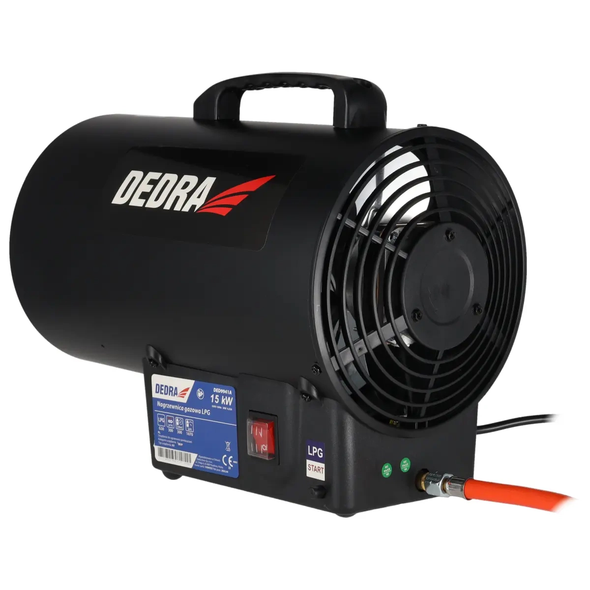 Plinski grelec, 17 kW | DEDRA