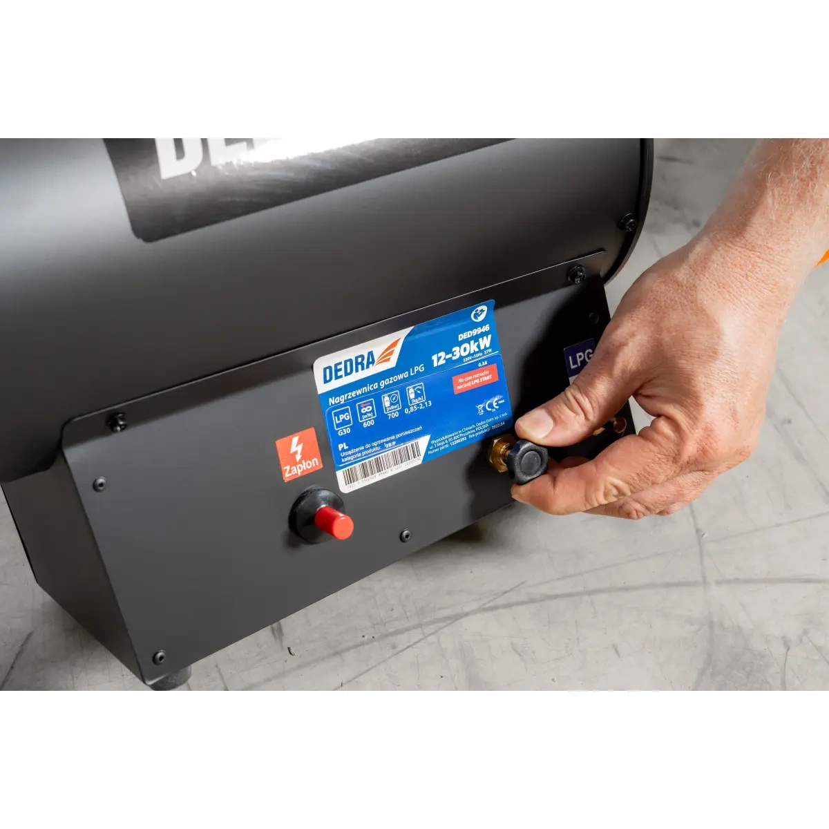 Plinski grelec, 12-30kW | DEDRA - Image 14