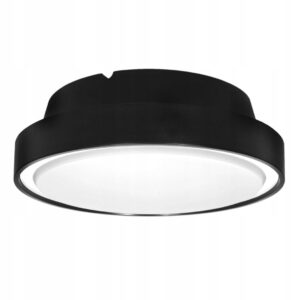 Stropna svetilka s senzorjem gibanja 2xE27, 30cm | črna