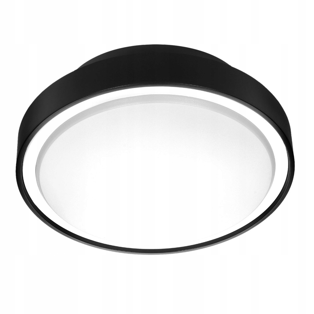 Stropna svetilka s senzorjem gibanja 2xE27, 30cm | črna